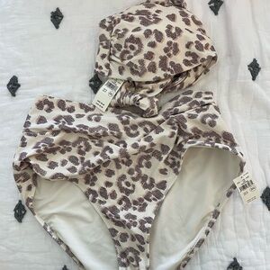 Aerie leopard bikini